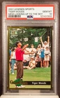 1502 TIGER WOODS 2001 Legends Sports Looking Up to the Sky RC PSA 10