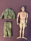 Vintage 1960s Talking GI Joe Soldier Action Figure Flocked Hair With Scar Works