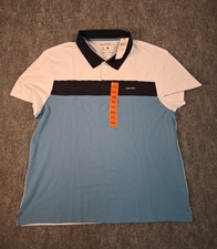 Calvin Klein Men's Polo Shirt, Blue, Size: 2XL, New
