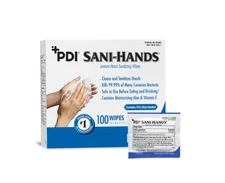 Sani-Hands Hand Sanitizer Wipes 100 Packets Per Box
