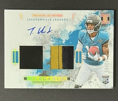 Travis Hunter /60 RPA Helmet & Patch Auto Elegance Rookie SSP 2025 Impeccable