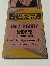 Petersburg Virginia Vtg 1930s Hale BEAUTY SHO...