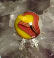.72" GLASS MARBLES - SWIRL TOYS NM 