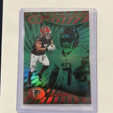 2024 Panini Illusions Bijan Robinson Parallel #5 Atlanta Falcons Football Card