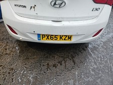 2015 - 2017 Hyundai I30 MK2 FL2 GD 5 DOOR - Rear Bumper In White PYW Some Marks