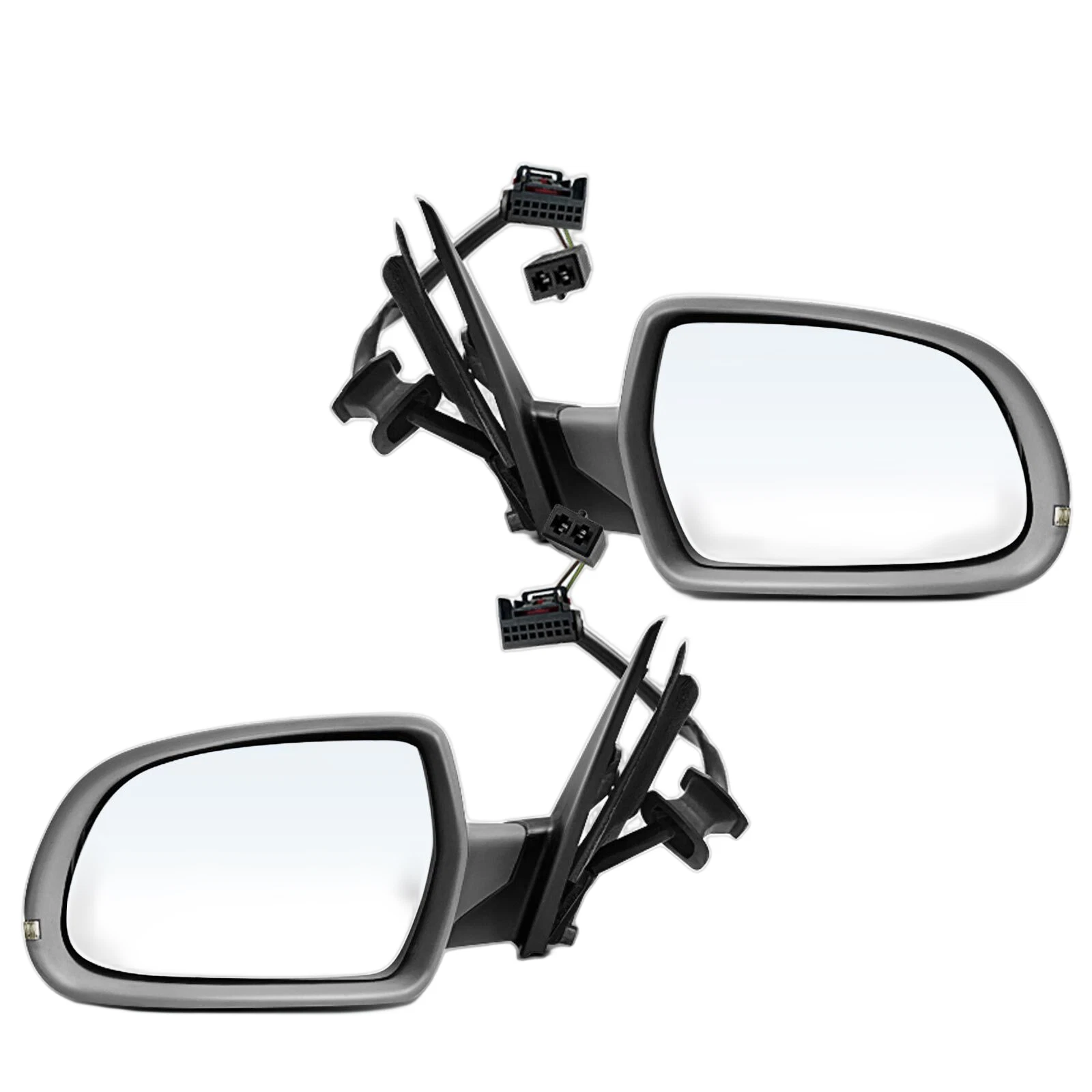 2x Power Mirror w/ Heated Turn Signal Memory Recall for Audi A4 Quattro S4 A4