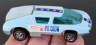 Vintage Hot Wheels Redline 1971 GLOSSY White Enamel Pit Crew Car - TOP SHELF!