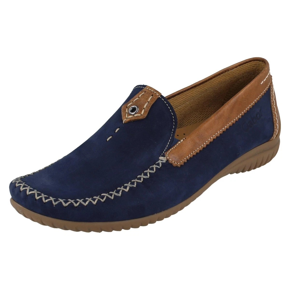 Gabor Sneaker Donna Comfort 56.438: Pelle Grezza/Liscia, Tacco 4 Cm, Plantare Intercambiabile Riciclato (Larghezza G/H)