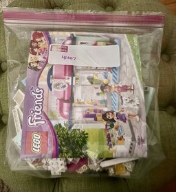 LEGO Friends 41007 Heartlake Pet Salon 💯% Complete w/Manual EUC No Box or PU IL