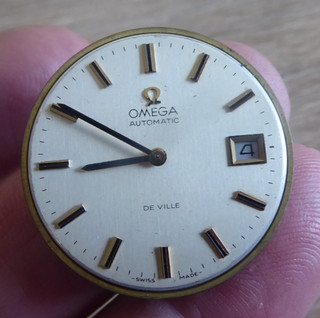 OROLOGIO DA POLSO OMEGA GENTS CAL 1012 AUTOMATICO MOVIMENTO FUNZIONANTE