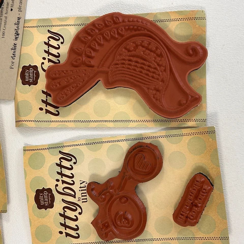 unity stamp company & Penny Black MIXED Lot of BIRDS Rubber Stamps Blue Bird - Image 3 of 4