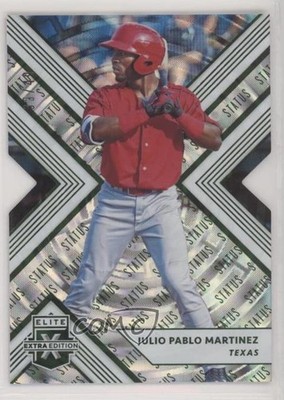 2018 Elite Extra Edition Status Emerald Die-Cut /49 Julio Pablo Martinez 1u6