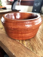 Vintage Unique Handmade Rosewood Bowl D-5.6" H-2.6"