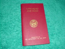 US Army Catholic Personal Prayer Book WITH HEART and HAND 1966 Vietnam Military 