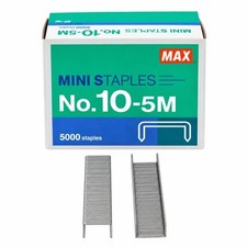 MAX Mini Staples #10 - For HD-10FL ergonomic stapler, 5000 pack