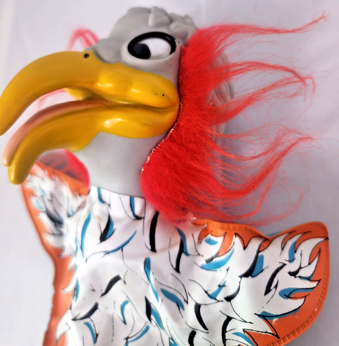 Vtg REMCO H.R. PUFNSTUF🔥ORSON THE VULTURE🔥HAND-PUPPET MEGA RARE©️1970 JAPAN - Picture 5 of 12
