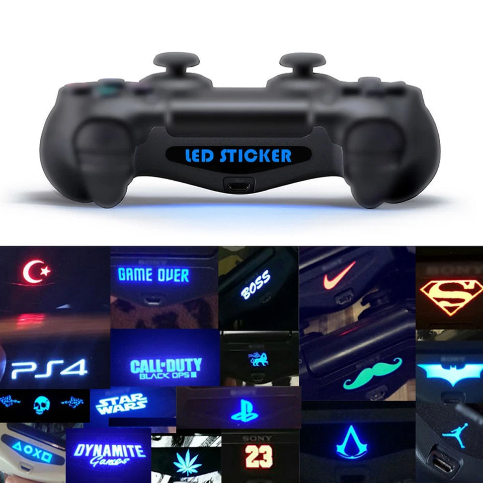 40PCS LED Light Bar Cover Decal Skin Sticker for PlayStation 4 PS4 Controller - Image 4 of 4