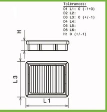 Filtre à air Suzuki SWIFT