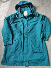 Worn Once Maine New England Debenhams Green Lightweight Shower Resistant Coat 18