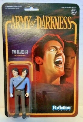 NEW Super7 Army of Darkness TWO-HEADED ASH Evil Dead 3 3/4-Inch