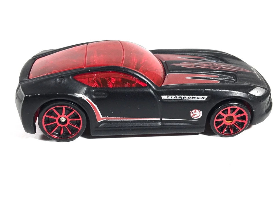 Chrysler Firepower 2008 concept car plano negro HW Track Stars Series Hot Wheels Foto 2 de 4