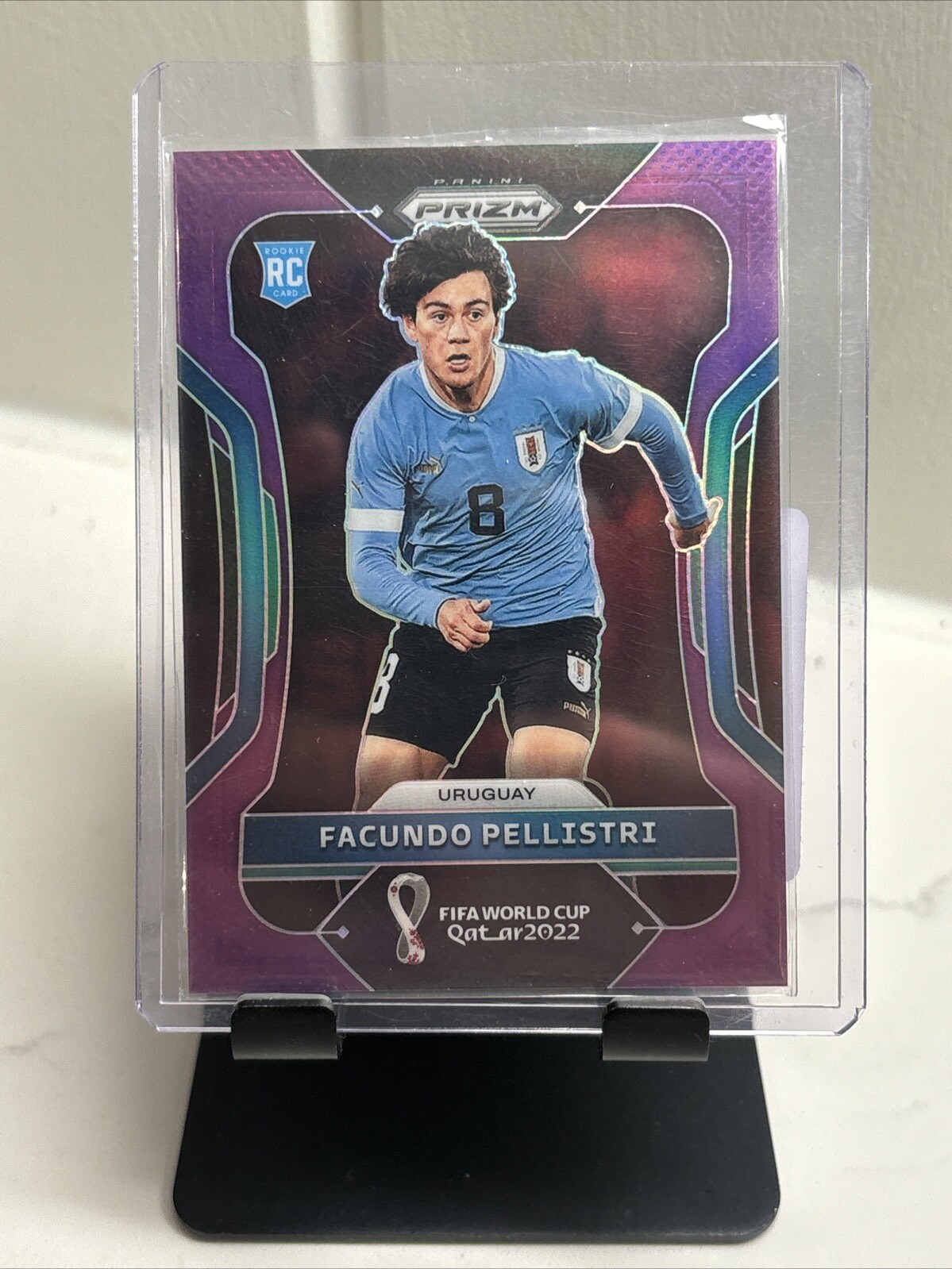 2022 Prizm World Cup - FACUNDO PELLISTRI - Purple Prizm #/199, Uruguay, RC