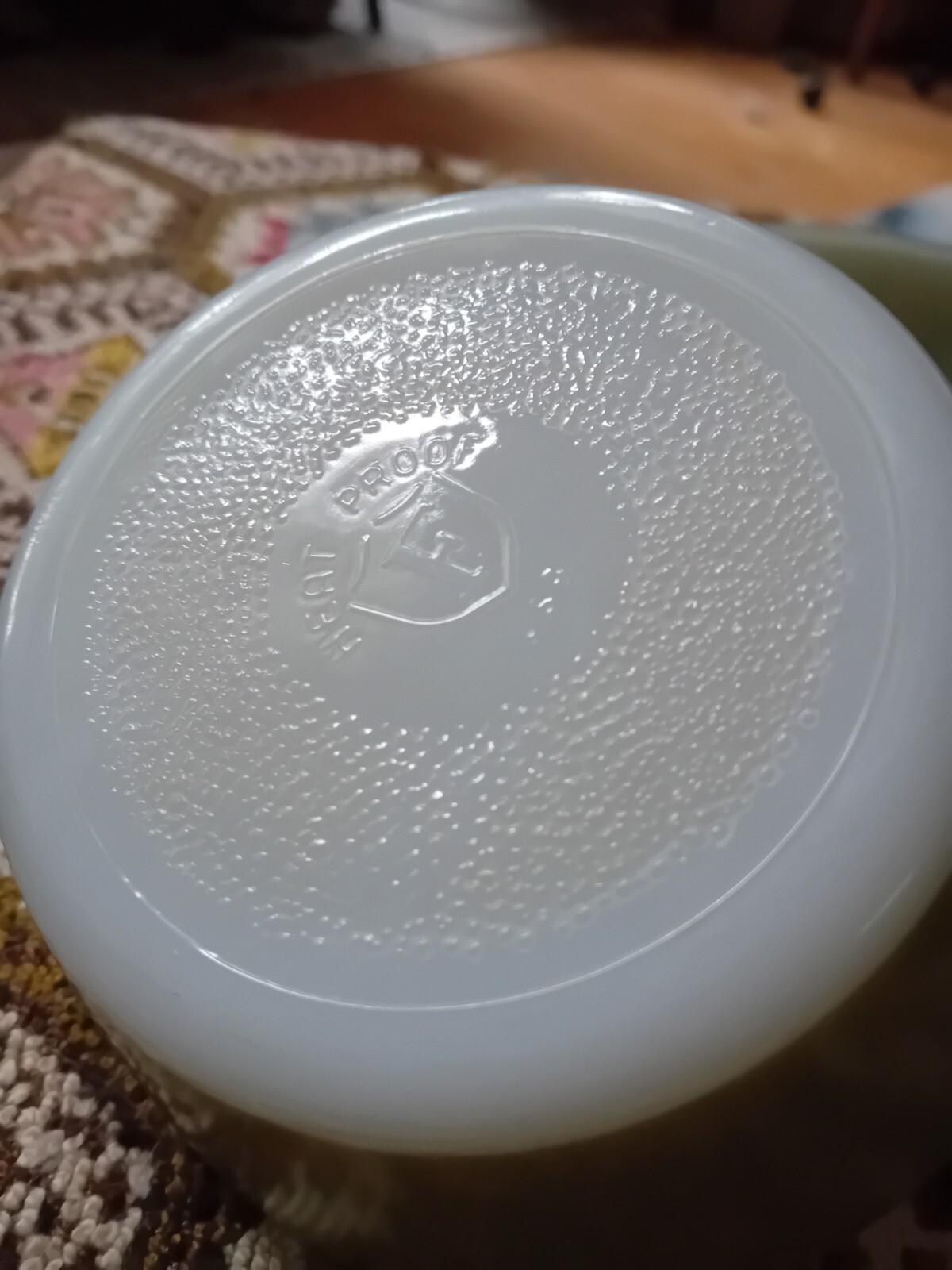 Federal Glass Cereal Bowls, Avocado Green, Pair, Heat Proof, USA, Like