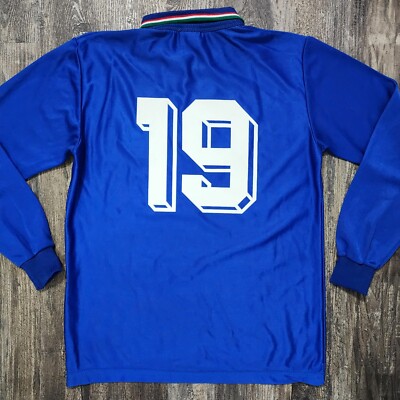 1990 Diadora Italy Home Soccer Jersey Salvatore Toto Schillaci