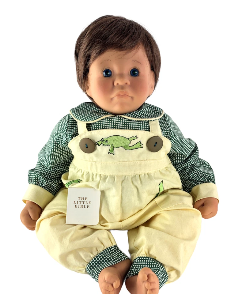 Lee Middleton Ojos Azules 20" Vinilo Tela Bebé Muñeca Sentir Rana Org Conjunto De Colección Foto 2 de 4