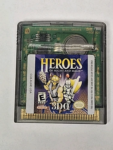 Heroes of Might and Magic (Nintendo Game Boy Color, 2000) Nice Label Authentic