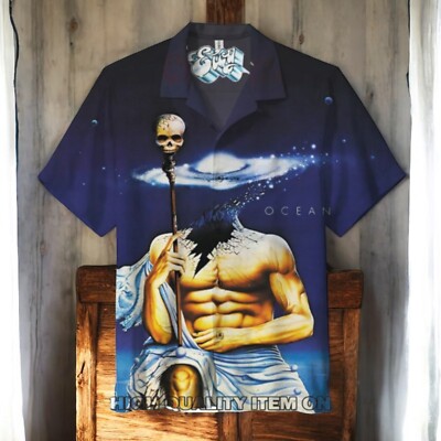 Eloy Rock Band Ocean 1977 Unisex Hawaiian Shirt