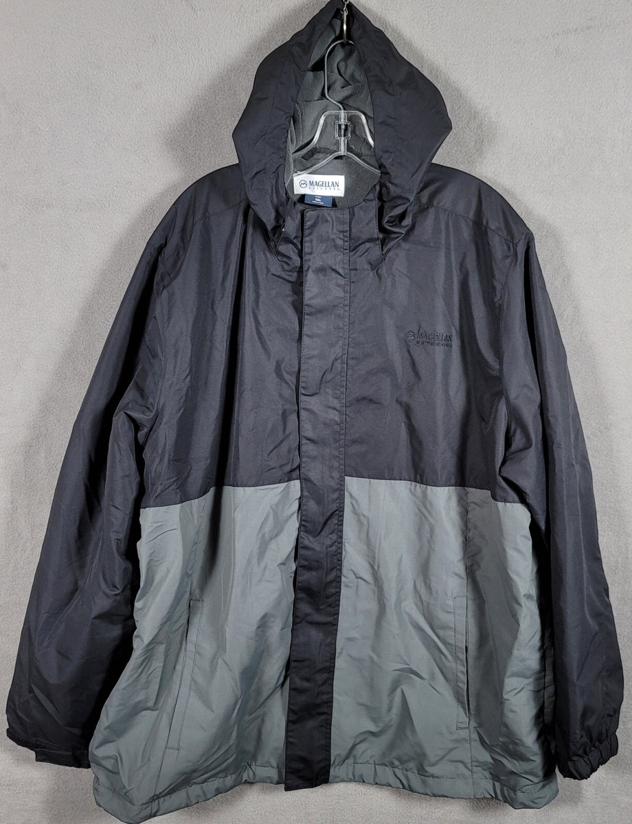 Magellan Men's Sz 2X Outdoors Hooded Lined Windbreaker Jacket
