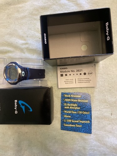 Rare Casio Baby G World Time Watch
