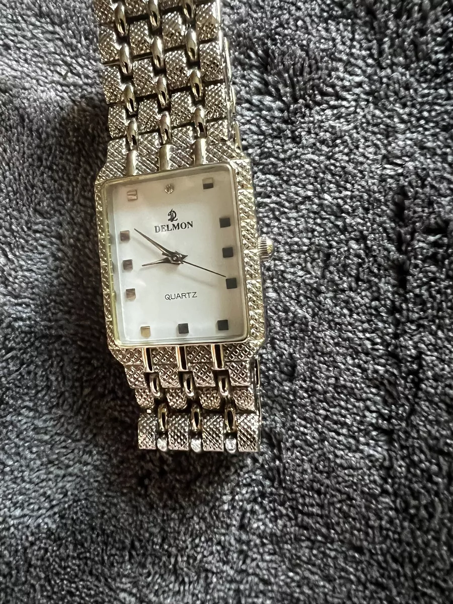 Delmon Stainless Steel Back Watch Quartz eBay