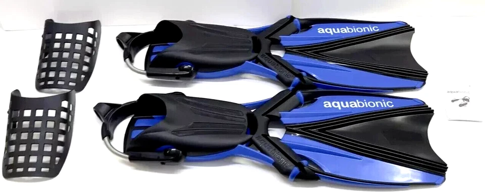 Beuchat Aquabionic Warp 1 Adjustable Open Heel Diving Fins-Size M -L US 8/10