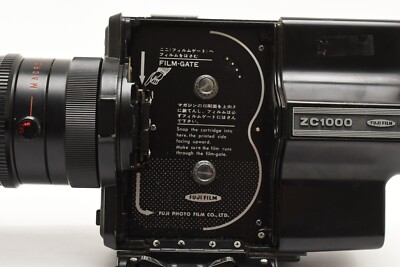 🌟 Exc+5 🌟 Fujica ZC 1000 Single 8 8mm Film + Fujinon MA-Z 7.5