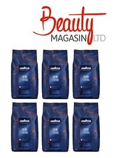 6 X LavAzza Crema E Aroma Coffee Beans, Super Roast, 1kg/2.2lb Bags (Pack of 6)