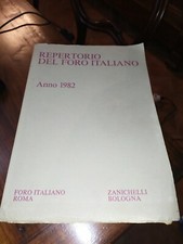 REPERTORIO DEL FORO ITALIANO 1982 ZANICHELLI 
