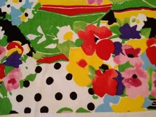 Fabric Tropical JBJ Fabrics Inc. Abstract Bright Colors Floral Hawaiian 60x98"