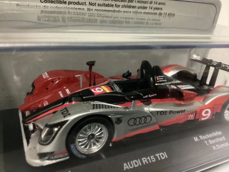 IXO AUDI R15 TDI PLUS  2010  winner 24h Le Mans die-cast 1/43, Nuova in teca - Immagine 2 di 4