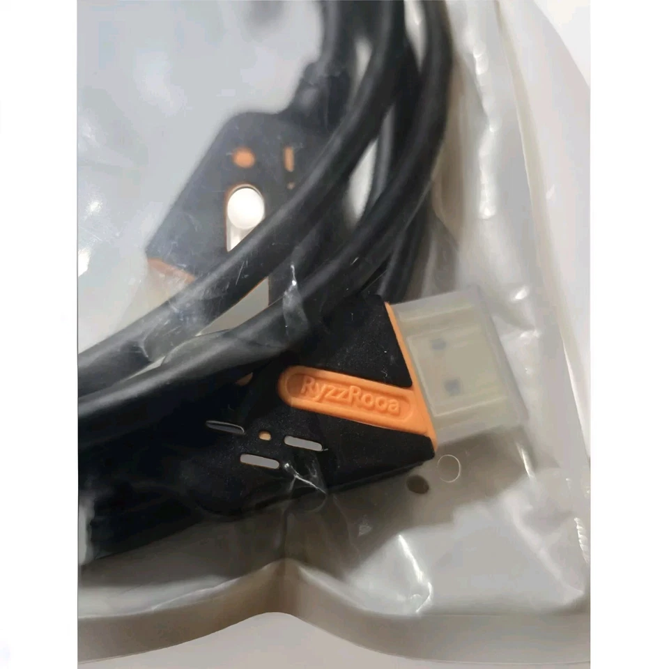 Paquete de 2 cables RyzzRooa, DisplayPort a HDMI de 3 pies, DP a HDMI chapados en oro Foto 2 de 4