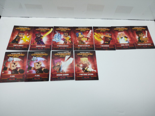 Minecraft Dungeons Arcade Cards Series 1 (Foil + Non-Foil) Raw Thrills Game - Picture 1 of 54