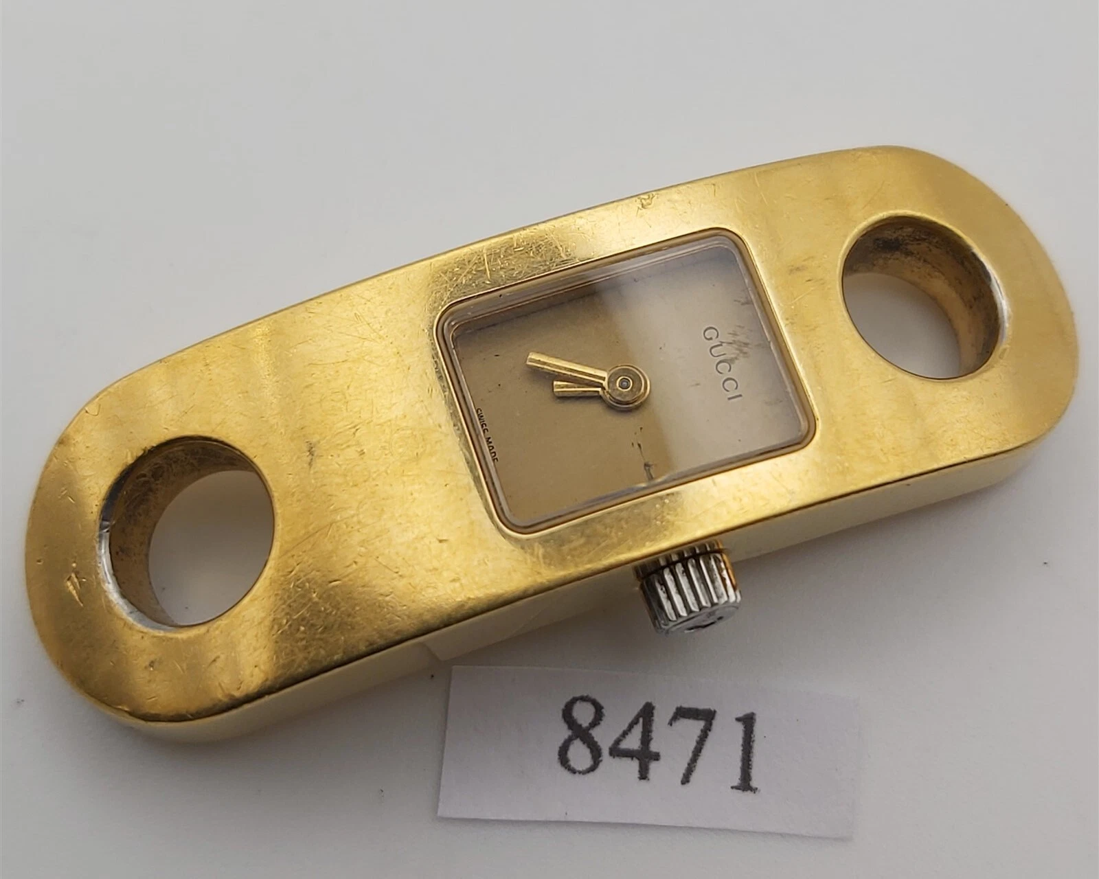 MONTRE FEMME PROJECT TO FIX GUCCI OR 6100L PLAQUE OR MONTRE D'EXPÉDITION EU 8471