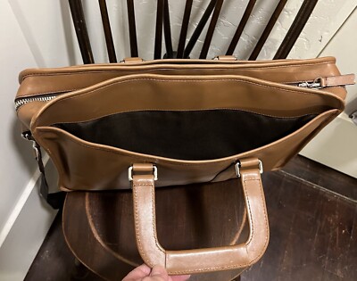 Coach Briefcase Brown Tan Lexington Leather Embassy F70662 Coach Briefcase Brown Tan Lexington Leather Embassy F70662