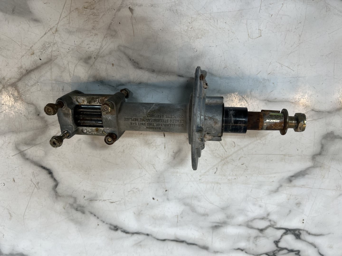Galaxy 228 Walkaround Boat Teleflex rack steering system pinion gear ...