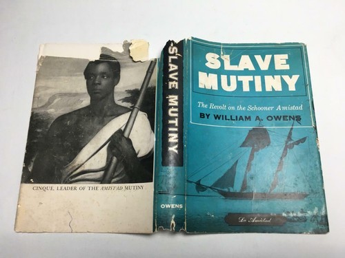 Vintage 1953 Slave Mutiny Schooner Amistad William A Owens First Ed HC DJ Book - Picture 10 of 12