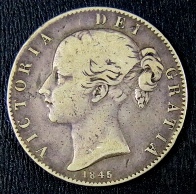 Great Britain 1845 Crown Victoria Queen Young Head
