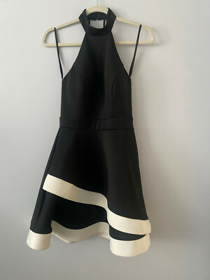 City Triangles Black dress with White Trim - Size 5 | eBay