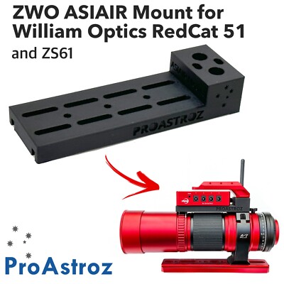 ZWO ASIAIR Plus, Mini & Pro Mount for William Optics RedCat 51 & ZS61 Telescope