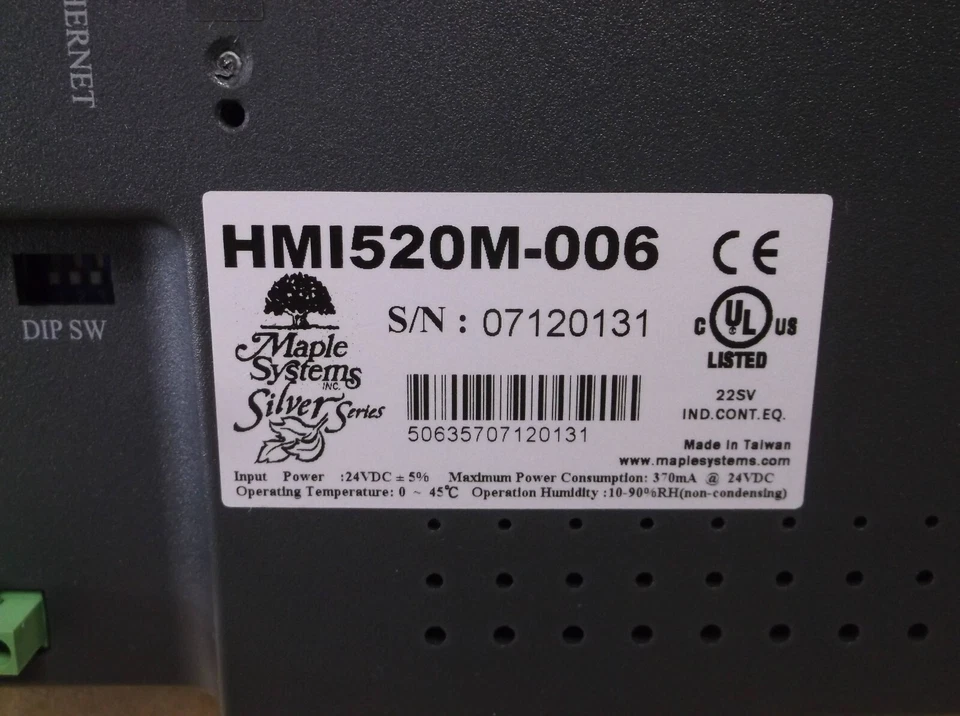 HMI520M-006 Maple Systems DEMO HMI Touchscreen Interaktives Display HMI520M006 - Image 4 of 4